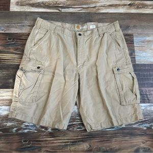 Carhartt Khaki Cargo Shorts for Men